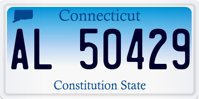 CT license plate AL50429