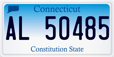 CT license plate AL50485