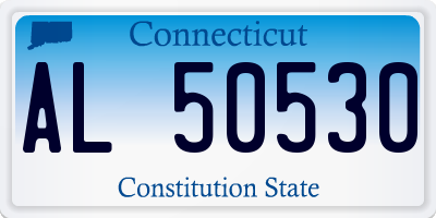 CT license plate AL50530