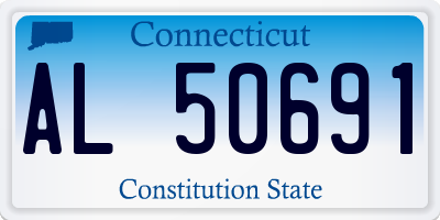 CT license plate AL50691