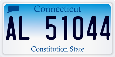 CT license plate AL51044