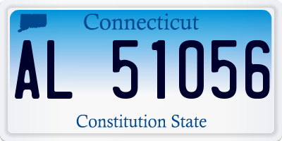 CT license plate AL51056