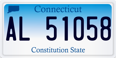 CT license plate AL51058