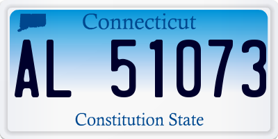 CT license plate AL51073
