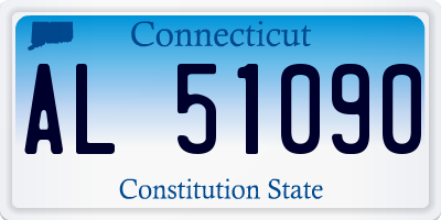 CT license plate AL51090