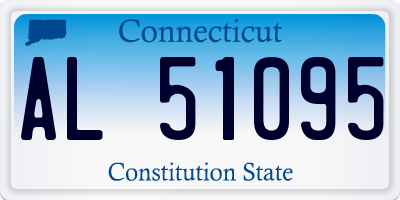 CT license plate AL51095
