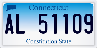 CT license plate AL51109