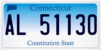 CT license plate AL51130