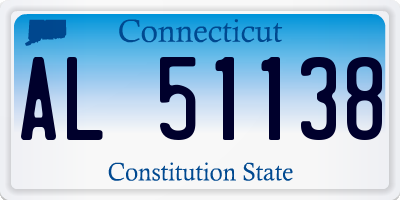 CT license plate AL51138