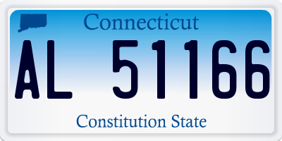 CT license plate AL51166