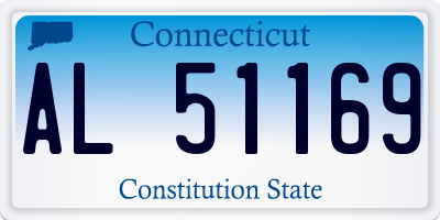 CT license plate AL51169