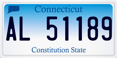 CT license plate AL51189