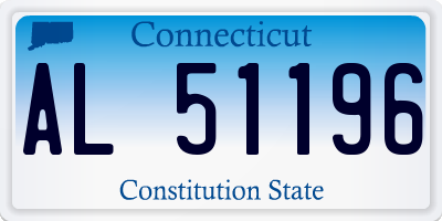 CT license plate AL51196