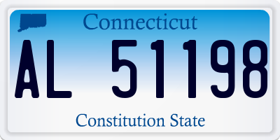 CT license plate AL51198