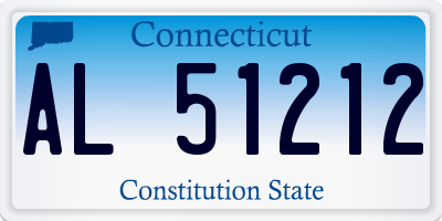 CT license plate AL51212
