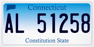 CT license plate AL51258
