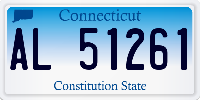CT license plate AL51261