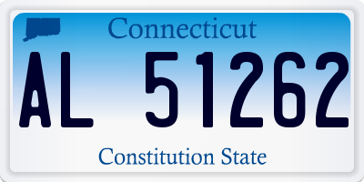 CT license plate AL51262