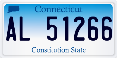CT license plate AL51266