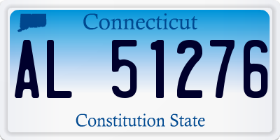 CT license plate AL51276