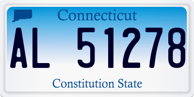 CT license plate AL51278
