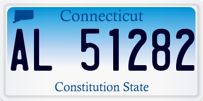 CT license plate AL51282