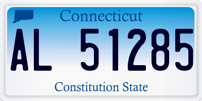 CT license plate AL51285