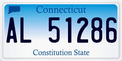 CT license plate AL51286