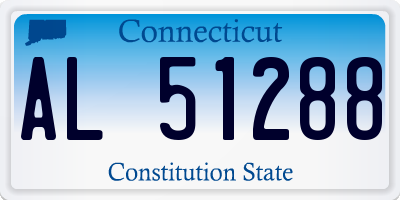 CT license plate AL51288
