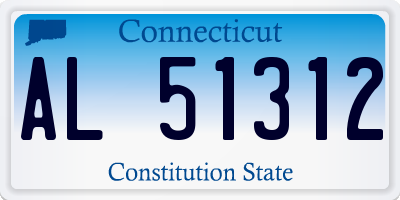 CT license plate AL51312