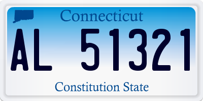 CT license plate AL51321