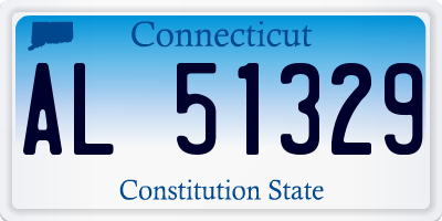 CT license plate AL51329