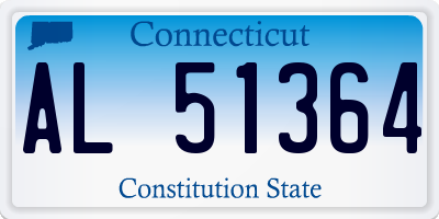 CT license plate AL51364