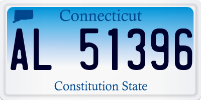 CT license plate AL51396