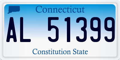 CT license plate AL51399
