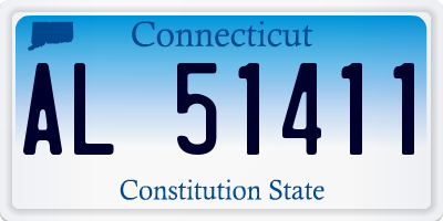 CT license plate AL51411