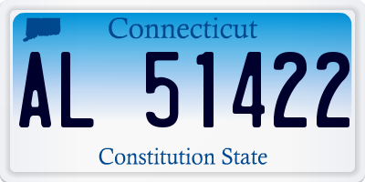 CT license plate AL51422