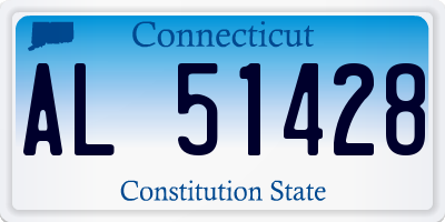 CT license plate AL51428
