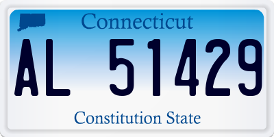 CT license plate AL51429