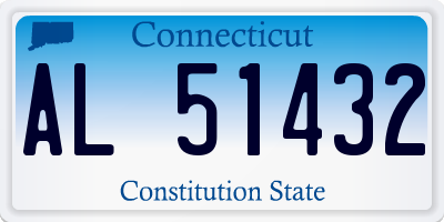 CT license plate AL51432