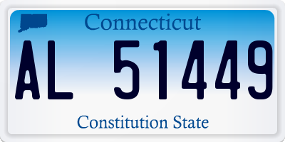 CT license plate AL51449