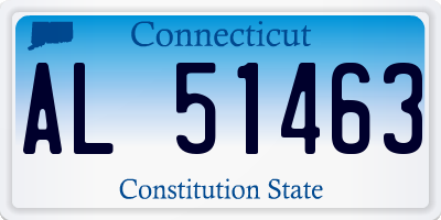 CT license plate AL51463