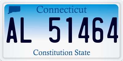 CT license plate AL51464