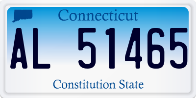 CT license plate AL51465