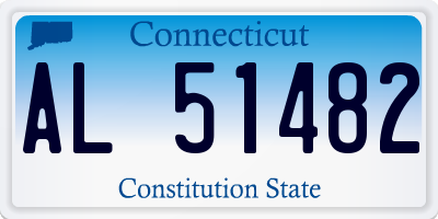 CT license plate AL51482