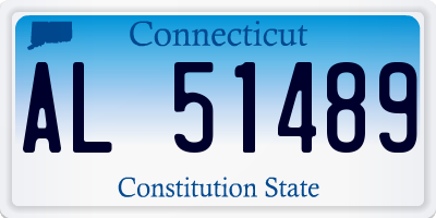 CT license plate AL51489
