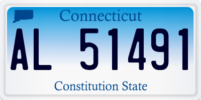 CT license plate AL51491