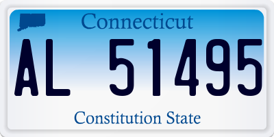 CT license plate AL51495