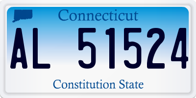 CT license plate AL51524