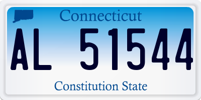 CT license plate AL51544